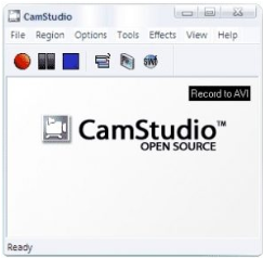 phần mềm quay video trên laptop Camstudio