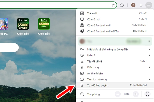 Xoá bộ nhớ cache trong trình duyệt Cốc Cốc Xoá bộ nhớ cache trong trình duyệt Cốc Cốc