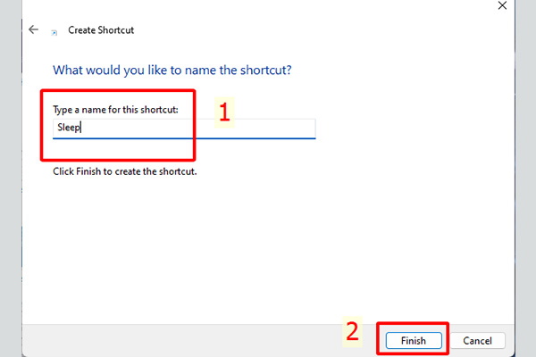 Bước 3 cách khóa màn hình máy tính dùng Shortcut