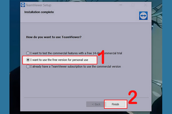 Bước 5 Tải phần mềm teamviewer trên Windows