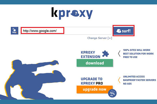 Cách đổi IP máy tính bằng phần mềm kProxy
