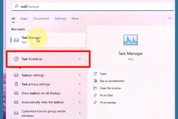 Bước 1 Cách hẹn giờ tắt máy tính bằng Windows Task Scheduler