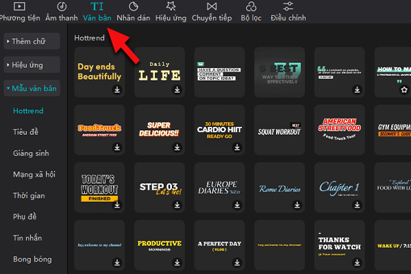 Tiến hành chỉnh sửa văn bản trong video Tiến hành chỉnh sửa văn bản trong video