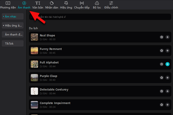 Tiến hành chỉnh sửa âm thanh trong video Tiến hành chỉnh sửa âm thanh trong video