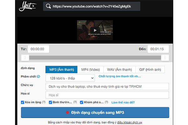 Cách download video Youtube bằng Yout.com Cách download video Youtube bằng Yout.com