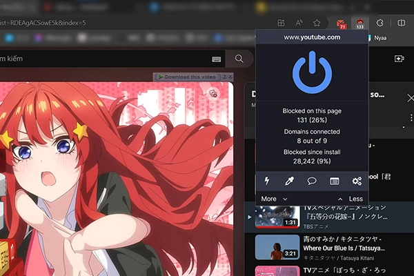 Chặn quảng cáo Youtube bằng uBlock Origin Chặn quảng cáo Youtube bằng uBlock Origin