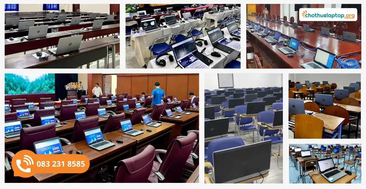 Hình ảnh dự án cho thuê laptop