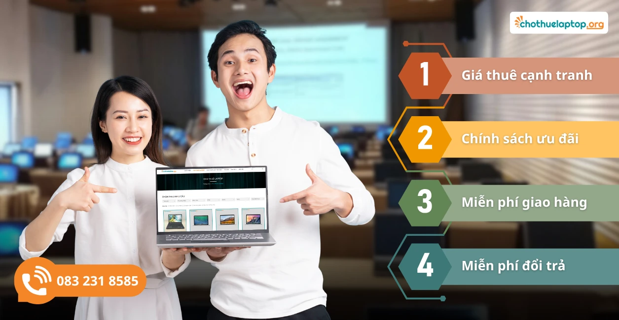 Thuê laptop tại chothuelaptop.org nhận nhiều ưu đãi