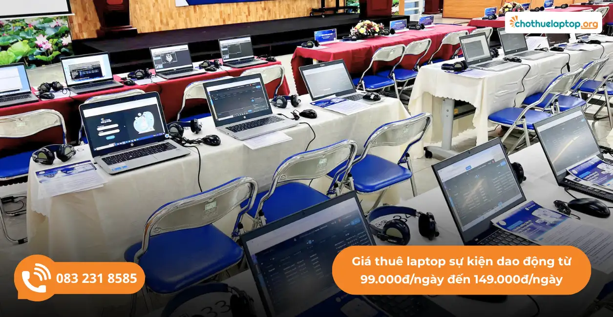Cho thuê laptop sự kiện