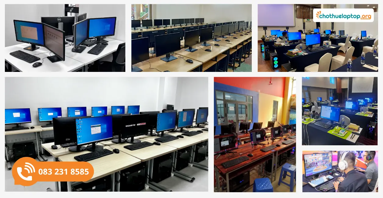 Hình ảnh dự án cho thuê máy tính PC