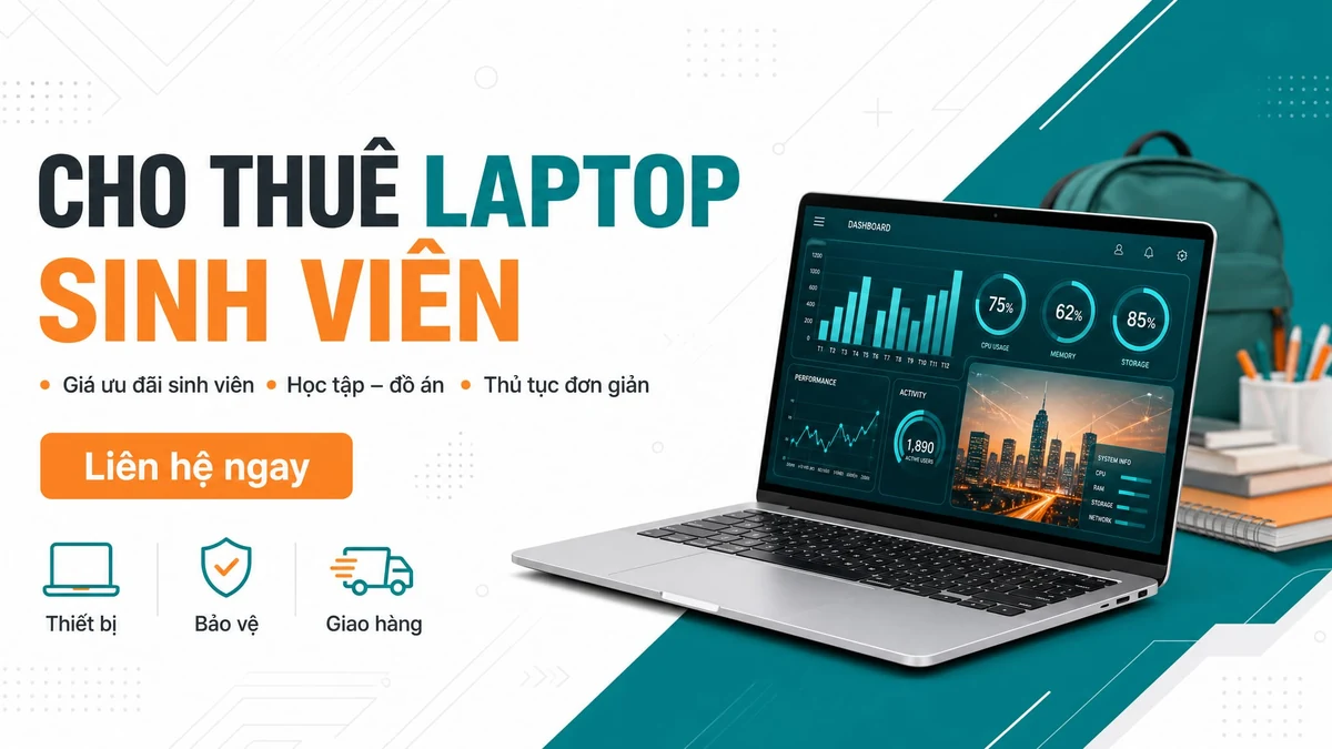Cho thuê laptop cho sinh viên giá rẻ tại TP.HCM